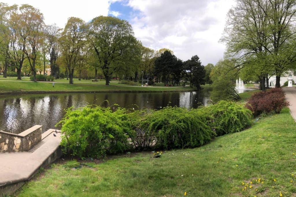 New Comfortable Apartment Nearby Promenade In 5 Minutes From Old Town Of Riga. Kültér fotó